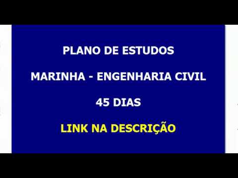 Resolução de Exercícios – Específica – Concurso Marinha 2018 Eng Civil