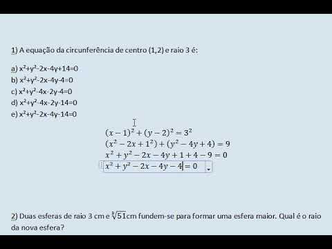 Exercícios Resolvidos de Matemática – ESA 2018