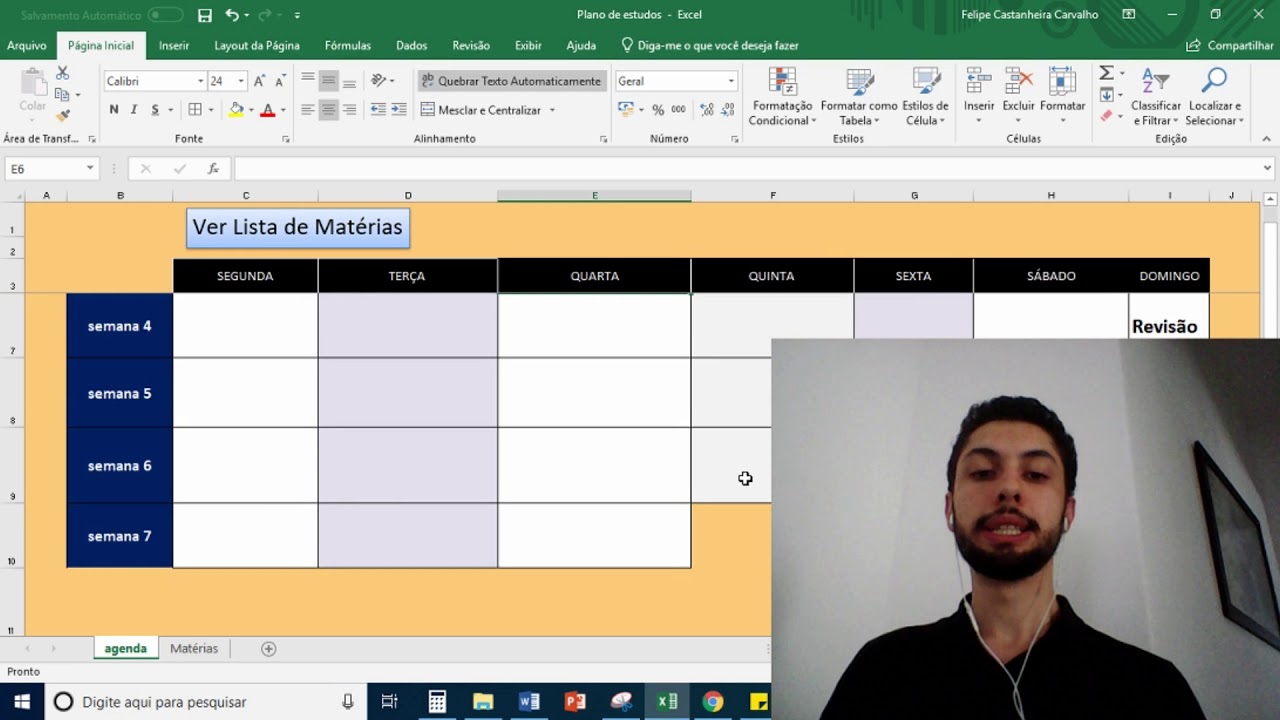 Como elaborar um PLANO DE ESTUDOS em 15 minutos – Concurso Marinha Eng. Civil