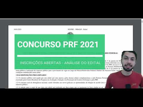 EDITAL Polícia Rodoviária Federal – Concurso 2021