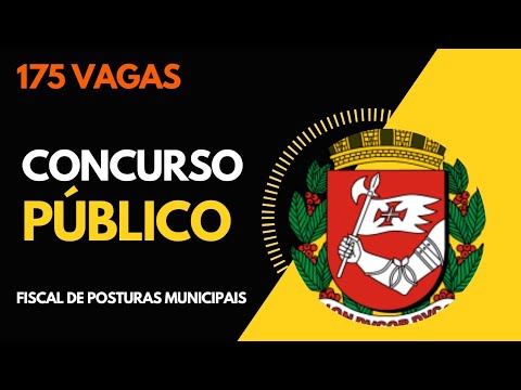 CONCURSO FISCAL DE POSTURAS MUNICIPAIS 2023 PREFEITURA DE SP | Edital e Material de Estudos