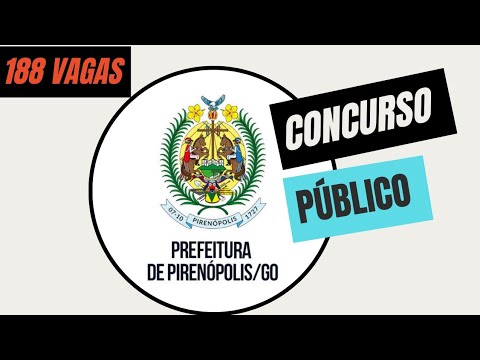 CONCURSO PREFEITURA DE PIRENÓPOLIS – GO 2023 | Edital e Material de Estudo | Concurso Público