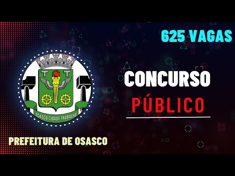 CONCURSO PREFEITURA DE OSASCO – SP 2023 | Edital e Material de Estudos | Concurso Público