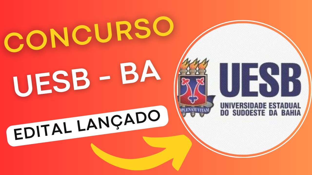 CONCURSO UESB – BA 2024 | Universidade Estadual do Sudoeste da Bahia | Edital e Apostila