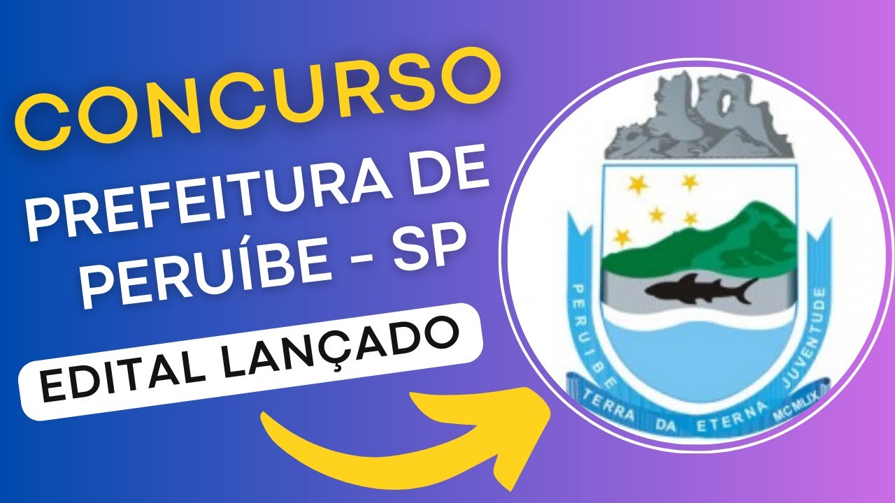 CONCURSO PERUÍBE SP 2024 | Guarda Municipal de Peruíbe | Edital e Apostila | Concurso Público