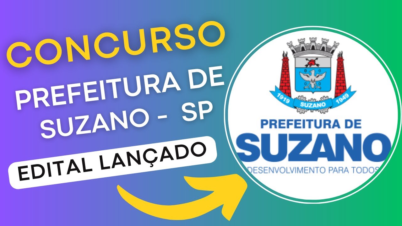 CONCURSO SUZANO SP 2024 | Edital e Material de Estudos | Concurso Público