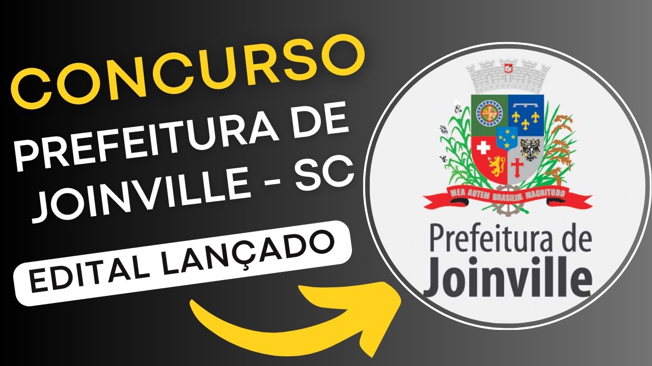 CONCURSO JOINVILLE SC 2024 | Edital e Material de Estudos | Concurso Público