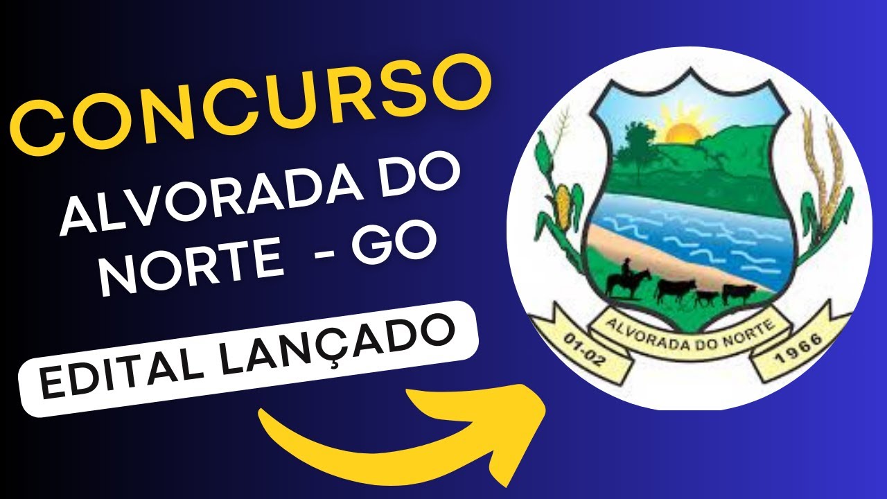 CONCURSO ALVORADA DO NORTE GO 2024 | Edital e Material de Estudos | Concurso Público