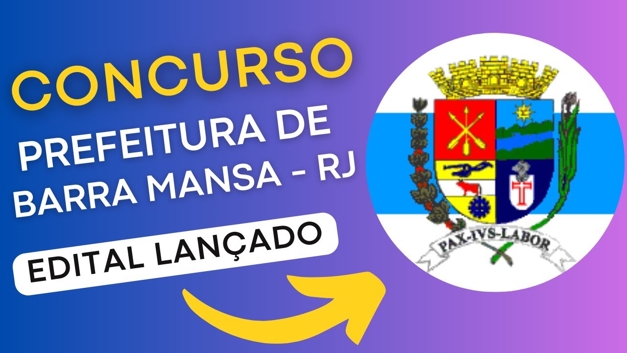 CONCURSO BARRA MANSA RJ | Agente Comunitário de Saúde de Barra Mansa | Edital e Apostila