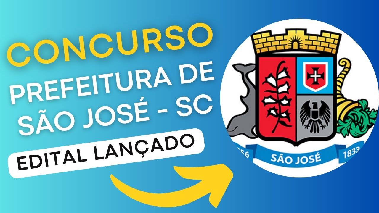 CONCURSO SÃO JOSÉ SC | Edital e Material de Estudos | Concurso Público