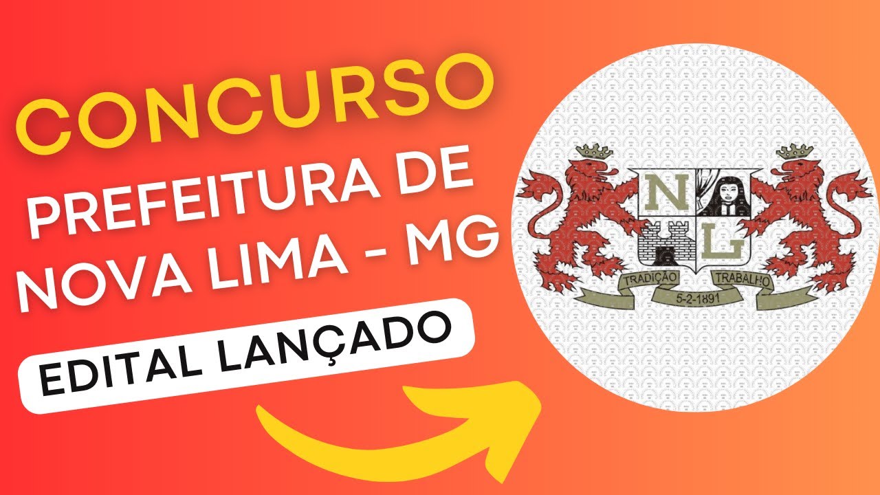 CONCURSO NOVA LIMA MG | Edital e Material de Estudos