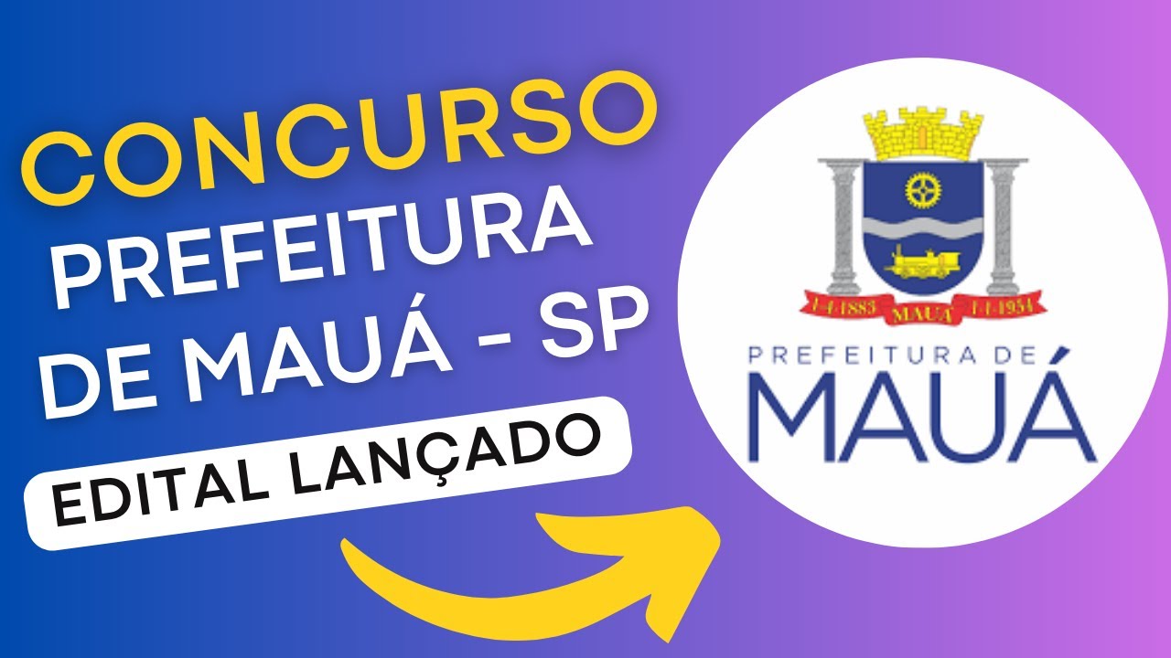 CONCURSO MAUÁ SP | Edital e Material de Estudos | Concurso Público