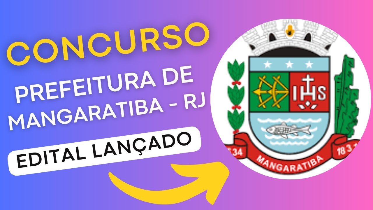 CONCURSO MANGARATIBA RJ | Edital e Material de Estudos | Concurso Público